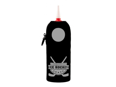 Termoobal na fľašu 0,7L Ice Hockey čierny