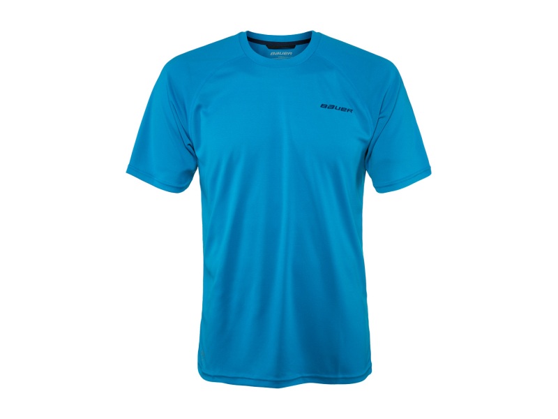 Tréningové tričko BAUER TRAINING krátky rukáv blue
