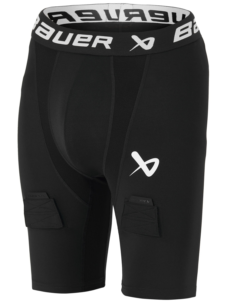 Bauer Jock Short Mesh Senior - IJshockey & Veldhockey Bescherming Shorts Met Ingebouwde Cup